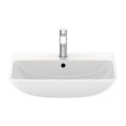 Duravit ME by Starck Waschtisch 490x650x180mm wandhäng., Weiß Hochglanz, Rechteckig... DURAVIT-2335650000 4021534966613 (Abb. 1)