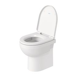 Duravit No.1 Stand WC 480x370x400mm, Weiß Hochglanz, 4,5l, Tiefspüler, rimless, waa... DURAVIT-2184090000 4053424507552 (Abb. 1)