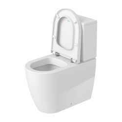 Duravit ME by Starck Stand WC für Kombination 650x370x415mm, Weiß Hochglanz, 4,5l, ... DURAVIT-2170090000 4021534966477 (Abb. 1)