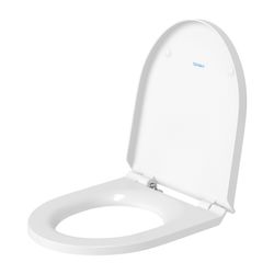 Duravit No.1 WC-Sitz D-shaped Weiß Hochglanz, 373x43x430mm, mit Absenkautomatik, Si... DURAVIT-0020790000 4053424051734 (Abb. 1)