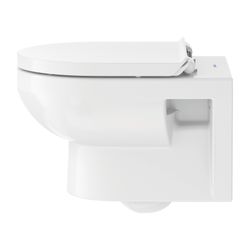 Duravit No.1 WC-Set wandh. Wand-WC, WC-Sitz, Weiß Hochglanz, Spülrand rimless, Abga... DURAVIT-45620900A1 4053424087962 (Abb. 1)