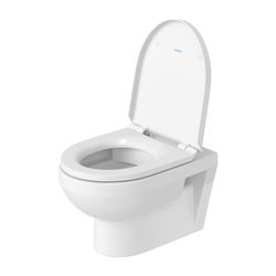 Duravit No.1 WC-Set wandh. Wand-WC, WC-Sitz, Weiß Hochglanz, Spülrand rimless, Abga... DURAVIT-45620900A1 4053424087962 (Abb. 1)