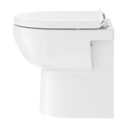 Duravit WC-Set bodenstehend No.1 480x370x465mm, Weiß Hochglanz, Tiefspüler, rimless... DURAVIT-41840900A1 4053424680613 (Abb. 1)