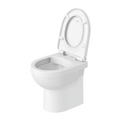 Duravit WC-Set bodenstehend No.1 480x370x465mm, Weiß Hochglanz, Tiefspüler, rimless... DURAVIT-41840900A1 4053424680613 (Abb. 1)