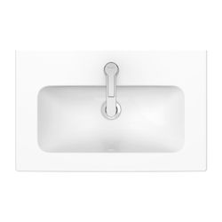 Duravit ME by Starck Waschtisch 400x630x180mm, Compact, Weiß Hochglanz, Rechteckig,... DURAVIT-2342630000 4053424383774 (Abb. 1)