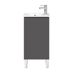 Duravit L-Cube Waschtischunterbau bodenstehend 294x420x704mm, R Graphit Matt/ Grif... DURAVIT-LC6273R4949 4053424130279 (Abb. 1)