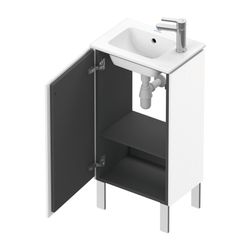 Duravit L-Cube Waschtischunterbau bodenstehend 294x420x704mm, L, Mattweiß, Grifflo... DURAVIT-LC6273L1818 4053424130576 (Abb. 1)