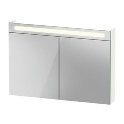 Duravit No.1 Spiegelschrank Wandmontage 148x1000x700mm, Weiß, 2 Türen L/R, 2 G... DURAVIT-N17922000000000 4067116005820 (Abb. 1)