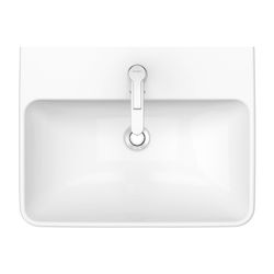 Duravit ME by Starck Waschtisch 490x650x180mm wandhäng., Weiß Hochglanz, Rechteckig... DURAVIT-2335650000 4021534966613 (Abb. 1)