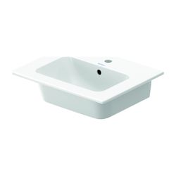 Duravit ME by Starck Waschtisch 430x530x180mm, Weiß Hochglanz, Rechteckig, 1 Waschp... DURAVIT-2336530000 4063382002075 (Abb. 1)