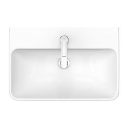 Duravit ME by Starck Waschtisch 400x600x180mm wh Weiß HG, Rechteckig, WonderGliss,... DURAVIT-23436000001 4053424336954 (Abb. 1)