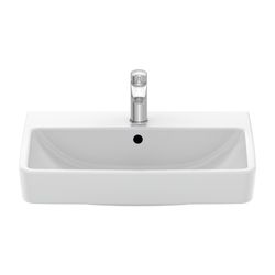 Duravit No.1 Waschtisch 460x600x173mm wandhäng., Weiß Hochglanz, Rechteckig, 1 Wasc... DURAVIT-2375600000 4063382180179 (Abb. 1)