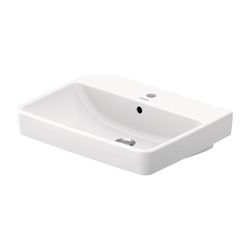 Duravit No.1 Waschtisch 460x600x173mm wandhäng., Weiß Hochglanz, Rechteckig, 1 Wasc... DURAVIT-2375600000 4063382180179 (Abb. 1)