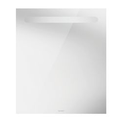 Duravit No.1 Spiegel Wandmontage 35x600x700mm, Mattweiß, LED oben, 5W, Betätig... DURAVIT-N17951000000000 4063382219695 (Abb. 1)