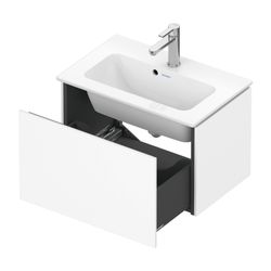 Duravit L-Cube Waschtischunterbau wandh. 391x620x400mm, Compact Mattweiß, Grifflos... DURAVIT-LC615601818 4053424451091 (Abb. 1)