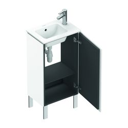 Duravit L-Cube Waschtischunterbau bodenstehend 294x420x704mm, R Mattweiß, Grifflos... DURAVIT-LC6273R1818 4053424130248 (Abb. 1)