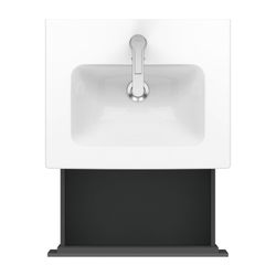 Duravit L-Cube Waschtischunterbau wandh. 421x520x400mm Compact Graphit Matt, Griff... DURAVIT-LC611804949 4063382032782 (Abb. 1)
