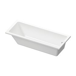 Duravit No.1 Badewanne 420x700x1700mm, 125l, Weiß glänzend, Rechteckig, Einbau... DURAVIT-700489000000000 4063382185389 (Abb. 1)