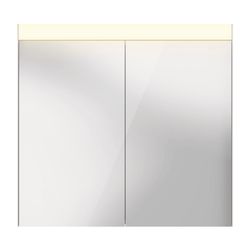 Duravit Good Spiegelschrank mit Licht Wandmontage 148x810x760mm, Neutral, 2 Tü... DURAVIT-LM7821000000000 4063382580269 (Abb. 1)