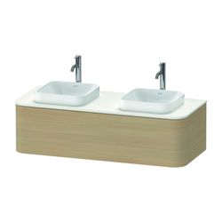 Duravit Happy D.2 Konsolenwaschtischunterbau wandh. 550x1300x354mm B, ohne KSP Med... DURAVIT-HP4943B7171 4053424869001 (Abb. 1)