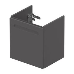 Duravit No.1 Waschtischunterbau wandhängend 386x440x478mm L Graphit Matt Folie... DURAVIT-N14267L49490000 4063382802057 (Abb. 1)