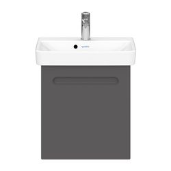 Duravit No.1 Waschtischunterbau wandhängend 386x440x478mm L Graphit Matt Folie... DURAVIT-N14267L49490000 4063382802057 (Abb. 1)
