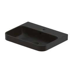 Duravit Happy D.2 Plus Aufsatzbecken 600mm, Anthrazit Matt, WonderGliss, rechtecki... DURAVIT-23606013001 4053424702261 (Abb. 1)