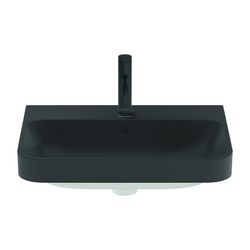 Duravit Happy D.2 Plus Aufsatzbecken 600mm, Anthrazit Matt, WonderGliss, rechtecki... DURAVIT-23606013001 4053424702261 (Abb. 1)