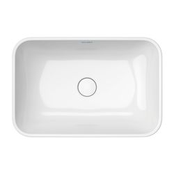 Duravit Happy D.2 Plus Aufsatzbecken 600mm, Weiß Hochglanz/Anthrazit Matt, WonderG... DURAVIT-23596061001 4053424896823 (Abb. 1)