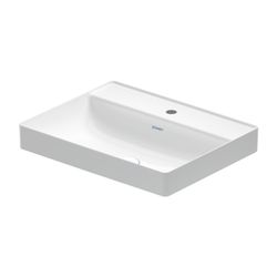 Duravit DuraSquare Aufsatzbecken 600mm, Weiß Hochglanz, DuraCeram, Rechteckig, mit ... DURAVIT-2354600041 4053424151212 (Abb. 1)