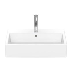 Duravit Vero Air Waschtisch 470x600x165mm wandhäng., Weiß Hochglanz, Rechteckig, 1 ... DURAVIT-2350600000 4053424091914 (Abb. 1)