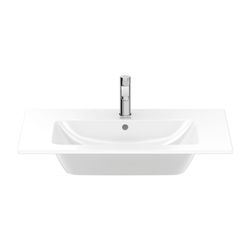 Duravit ME by Starck Waschtisch 490x830x180mm, Weiß Hochglanz, Rechteckig, 1 Waschp... DURAVIT-2336830000 4021534966538 (Abb. 1)