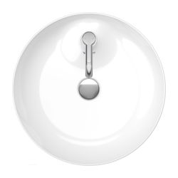 Duravit Cape Cod Aufsatzbecken 480mm, Weiß Hochglanz, DuraCeram, rund, ohne Überlau... DURAVIT-2328480000 4021534955341 (Abb. 1)