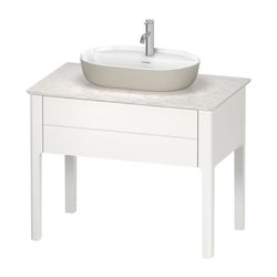 Duravit Luv Aufsatzbecken 600mm Weiß Hochglanz/Grau Seidenmatt WonderGliss DuraCer... DURAVIT-03806023001 4053424442402 (Abb. 1)