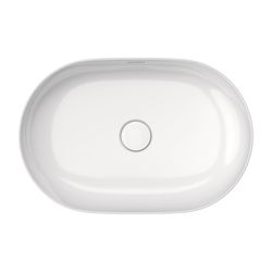 Duravit Luv Aufsatzbecken 600mm, Weiß Hochglanz/Seidenmatt, DuraCeram, Oval, ohne Ü... DURAVIT-0379602600 4053424442358 (Abb. 1)