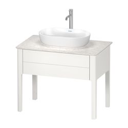 Duravit Luv Aufsatzbecken 600mm, Weiß Hochglanz/Seidenmatt, DuraCeram, Oval, ohne Ü... DURAVIT-0379602600 4053424442358 (Abb. 1)
