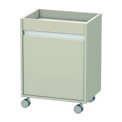 Duravit Ketho Rollcontainer Dekor, 360x500x670mm, Taupe Matt, Dekor, 1 Tür Rechts,... DURAVIT-KT2530R9191 4053424338521 (Abb. 1)