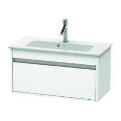 Duravit Ketho Waschtischunterbau wandh. 385x800x410mm, Compact Mattweiß, Griffleis... DURAVIT-KT642301818 4053424451176 (Abb. 1)
