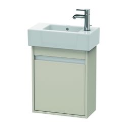 Duravit Ketho Waschtischunterbau wandh. 225x450x550mm, L, Taupe Matt, Griffleiste ... DURAVIT-KT6629L9191 4053424337876 (Abb. 1)