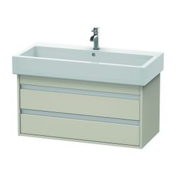 Duravit Ketho Waschtischunterbau wandhäng. 440x950x480mm, Taupe Matt, Griffleiste,... DURAVIT-KT663809191 4053424338019 (Abb. 1)