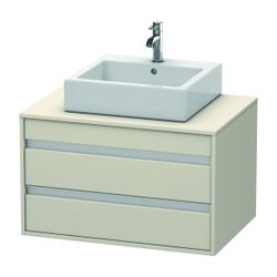 Duravit Ketho Konsolenwaschtischunterbau wandh. 550x800x496mm mittig, mit KSP, Tau... DURAVIT-KT665409191 4053424338279 (Abb. 1)