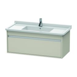 Duravit Ketho Waschtischunterbau wandh. 455x1000x410mm, Taupe Matt, Griffleiste Si... DURAVIT-KT666509191 4053424337814 (Abb. 1)