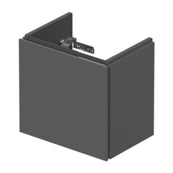 Duravit L-Cube Waschtischunterbau wandh. 294x420x400mm, L, Graphit Matt, Grifflos,... DURAVIT-LC6272L4949 4053424108803 (Abb. 1)