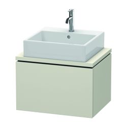 Duravit L-Cube Konsolenwaschtischunterbau wandh. 477x620x400mm ohne KSP Compact Ta... DURAVIT-LC580009191 4053424365541 (Abb. 1)