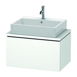 Duravit L-Cube Konsolenwaschtischunterbau wandh. 477x720x400mm ohne KSP Compact Ma... DURAVIT-LC580101818 4053424365763 (Abb. 1)
