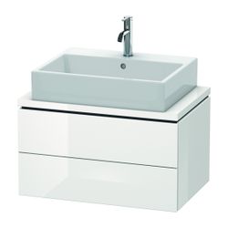 Duravit L-Cube Konsolenwaschtischunterbau wandh. 477x720x400mm Compact, Taupe SM, ... DURAVIT-LC580608383 4067116009736 (Abb. 1)