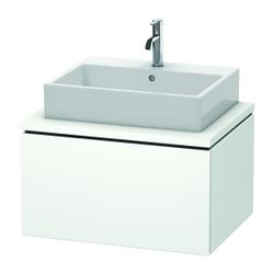 Duravit L-Cube Konsolenwaschtischunterbau wandh. 547x720x400mm ohne KSP Mattweiß, ... DURAVIT-LC581101818 4053424368870 (Abb. 1)