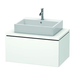 Duravit L-Cube Konsolenwaschtischunterbau wandh. 547x820x400mm ohne KSP Mattweiß, ... DURAVIT-LC581201818 4053424369181 (Abb. 1)