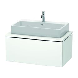 Duravit L-Cube Konsolenwaschtischunterbau wandh. 547x920x400mm ohne KSP Mattweiß, ... DURAVIT-LC581301818 4053424369495 (Abb. 1)