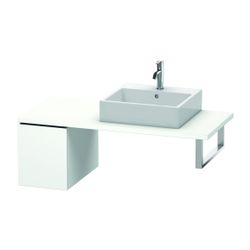 Duravit L-Cube Unterschrank für Konsole Echtholzfurnier, 547x320x400mm Mattweiß mi... DURAVIT-LC583001818 4053424372372 (Abb. 1)
